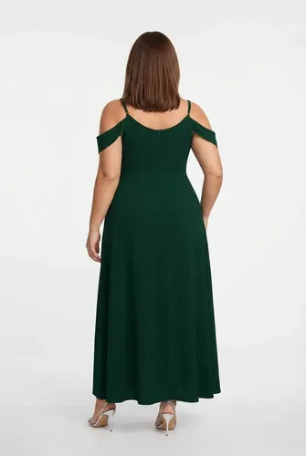 Vestido largo dama de honor talla grande