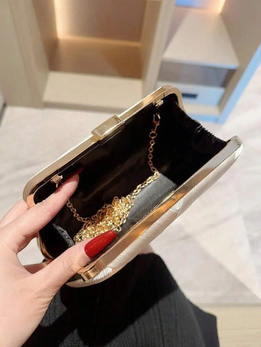 Cartera Fiesta Coctel Día Noche Clutch Mano Ct 06