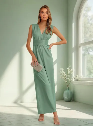 Entero Jumpsuit Mono Fiesta Crema El 102