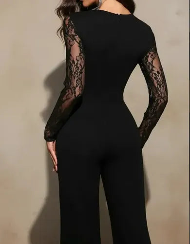 Jumpsuit de encaje de fiesta - vista 2