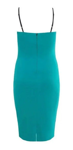 Vestido Verde Con Breteles  Envìo Gratis Vd 26 Verde S