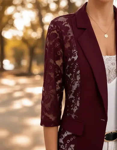 Blazer Bolero con Encaje - vista 45