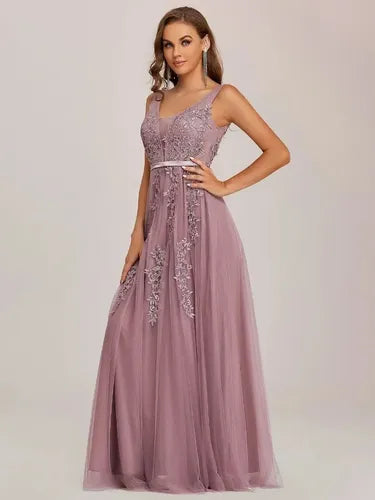 Vestido Fiesta Largo Matrimonio Graduación Dama Honor Ep 195