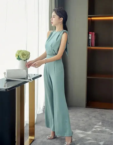 Traje Mujer Conjunto Blusa Pantalón Entero  Hq 25
