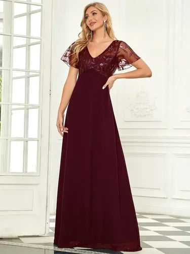 Vestido Fiesta Largo Matrimonio Graduación Gala Ep 129