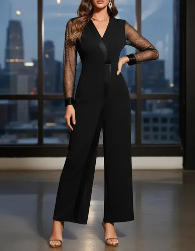 Jumpsuit con lentejuelas de fiesta · EL 212 - vista 37