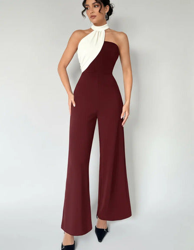 Entero Mujer Jumpsuit Mono Negro Fiesta  El 230