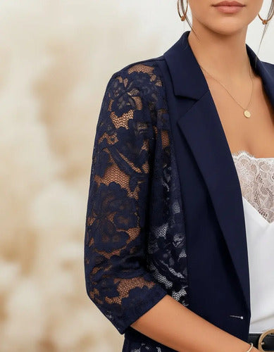 Blazer Bolero con Encaje - vista 32