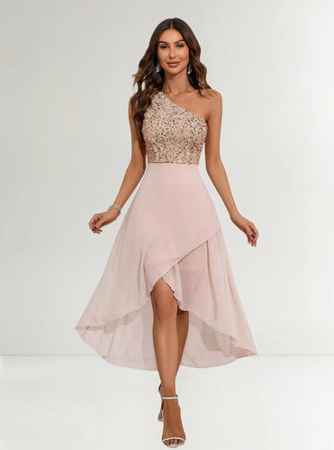 Vestido con lentejuelas de cóctel