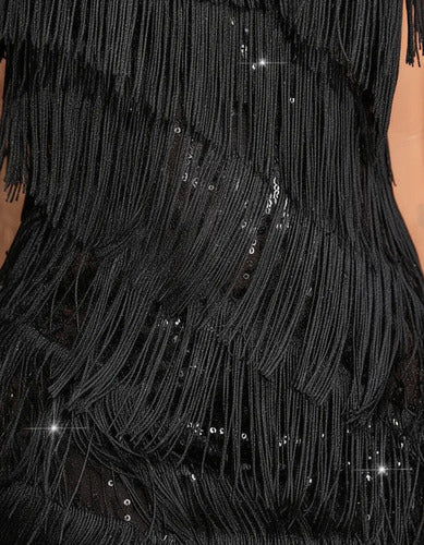 Vestido con lentejuelas de fiesta - vista 25