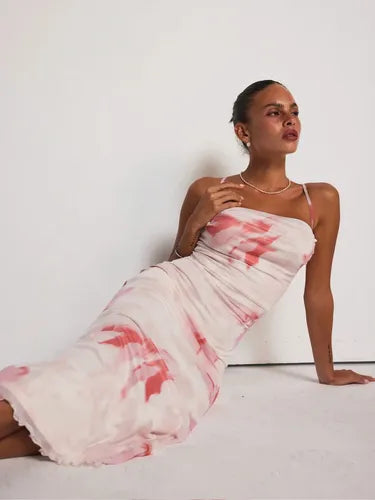 Vestido Mujer Sexy Ajustado Estampado Va 620
