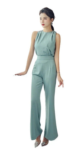 Traje Mujer Conjunto Blusa Pantalón Entero  Hq 25