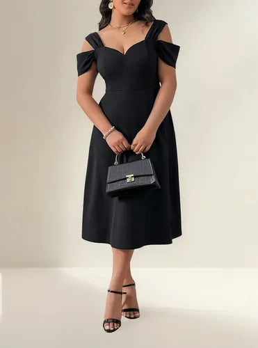 Vestido Mujer Talla Grande Acampanado Vg 158