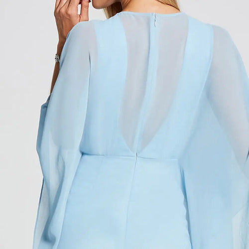 Vestido Entero Jumpsuit Fiesta Gasa Ep 209 Agua 8