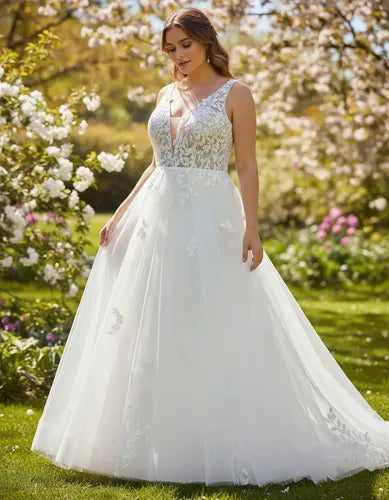 Vestido De Novia Nuevo Transparencia Delpilar Modelo Nm 03 Blanco 12