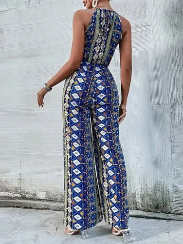Jumpsuit estampado · Azul · EL 118 - vista 2