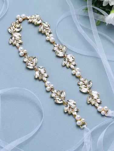 Cinturón Cinturones De Novia Con Diseño Nuevos Cn 01 Blanco Única