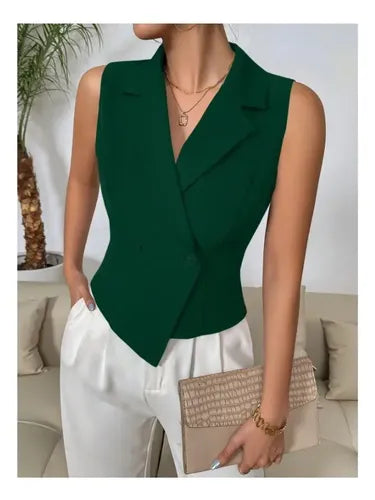 Blazer Chaleco Gillette Mujer Bolero Bb 47