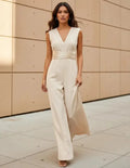 Entero Jumpsuit Mono Fiesta Crema El 102