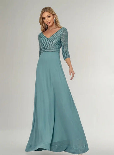 Vestido Fiesta Largo Matrimonio  Ep 172c