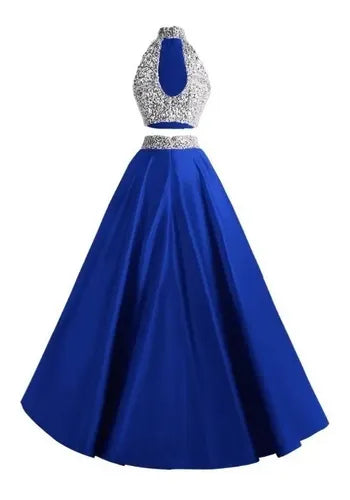 Vestido De Fiesta Crop Top Ep 308