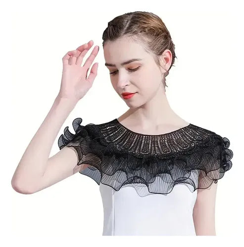 Capita Bolero Tapado Chal Capa Fiesta Bb 25 Negro Unica