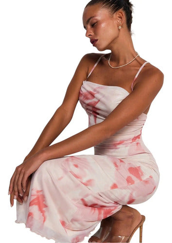 Vestido Mujer Sexy Ajustado Estampado Va 620