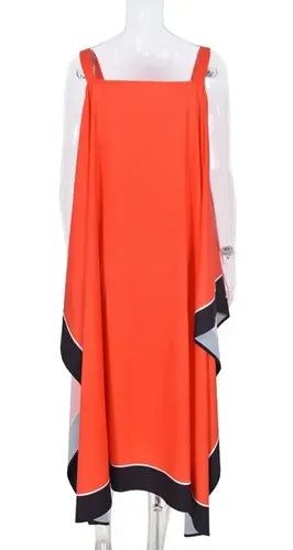 Vestido Blusón Afro Talla Grande Hombros Descubiertos Vd 89