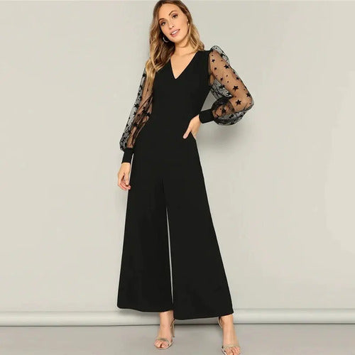 Entero Jumpsuit Mono Manga Larga Fiesta  El 21