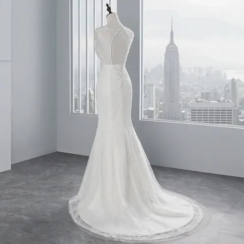 Vestido Novia Marfil Sirena Corset Delpilar Np 11