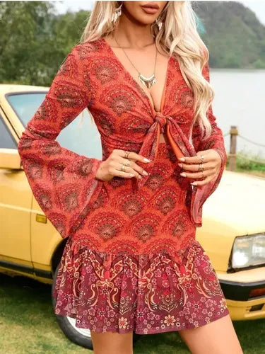 Vestido bohemio - vista 9