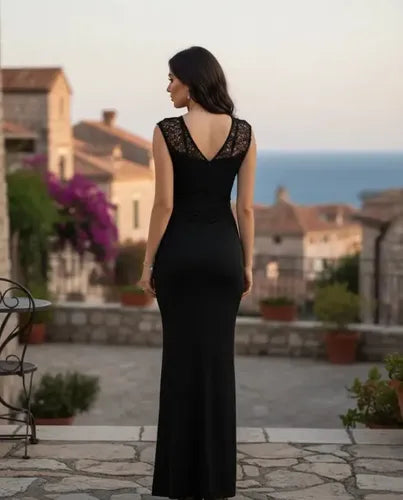 Vestido Mujer Largo Ajustado  Va 132