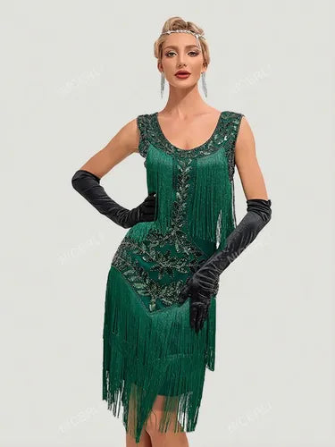 Vestido De Baile Retro Gatsby, Años 20 Charleston  Va 610