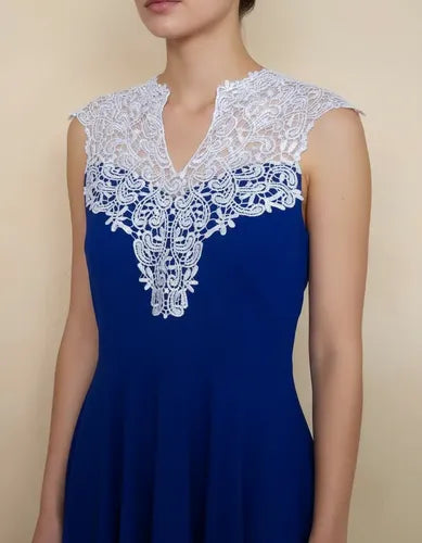 Vestido Azul Tallas Grande Va 66