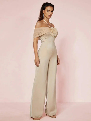 Entero Jumpsuit Mono Cuello Halter Fiesta  El 73