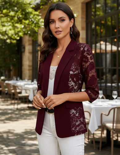 Blazer Bolero con Encaje - vista 44
