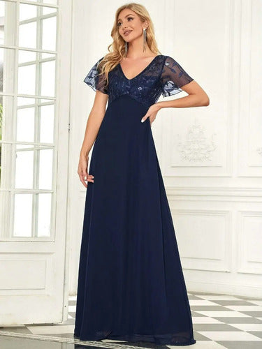 Vestido Fiesta Largo Matrimonio Graduación Gala Ep 129