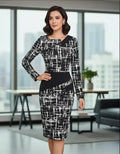 Vestido Negro Oficina Cóctel Formal Va 331