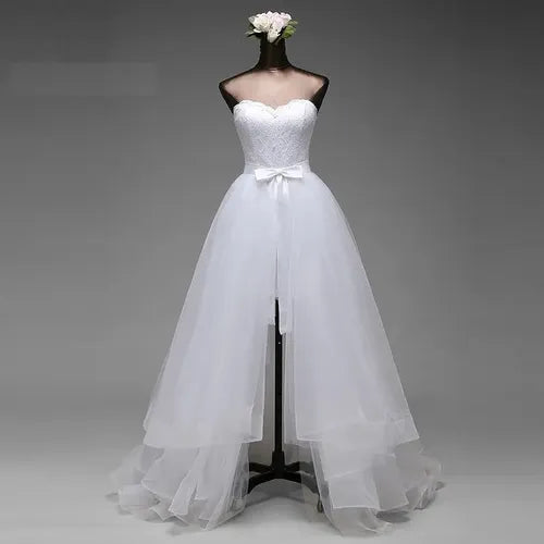 Vestido De Novia Desmontable De Cola Sirena Corset Np 09