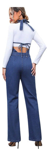 Jumpsuit Largo de Mezclilla Denim - vista 36
