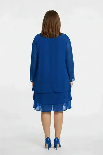 Conjunto 2 piezas midi de fiesta talla grande