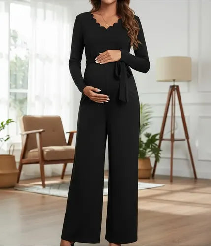 Maternidad Entero Maternal Mono Embarazada Ma 11 Negro M