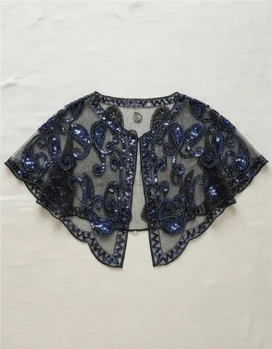 Bolero Fiesta Chal  Lentejuelas Capa De Fiesta Accesorio P14