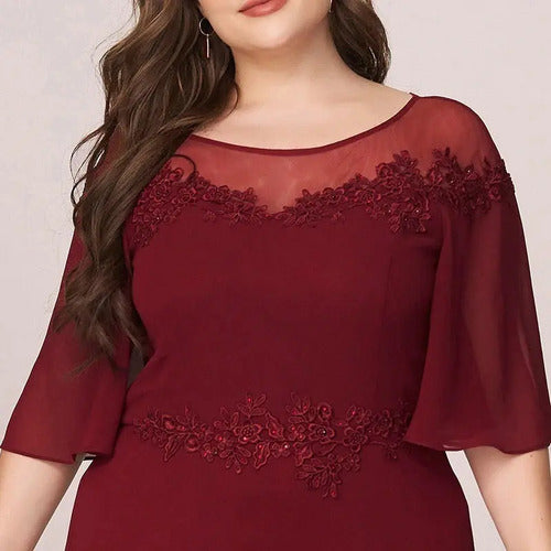 Vestido Fiesta Largo Talla Grande Ep 167