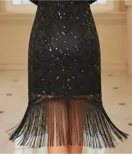 Vestido De Baile Retro Gatsby, Años 20 Charleston  Va 626