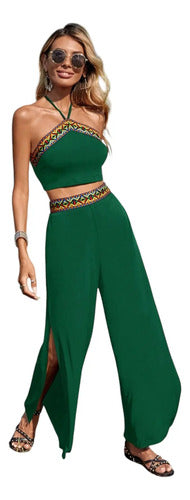 Enterito Conjunto 2 Piezas Top Y Pantalon El 232