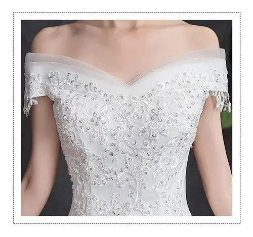 Vestido Novia Marfil Ivory Princesa Corset Nf 11