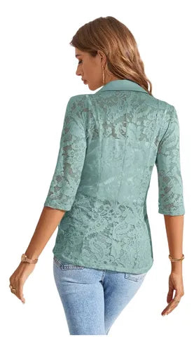 Blazer Bolero con Encaje - vista 35