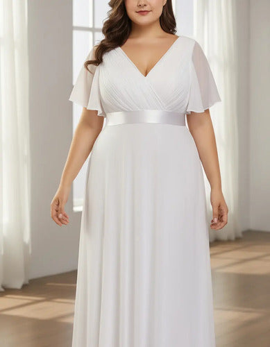 Vestido Fiesta Largo Novia Talla Grande Ep 16