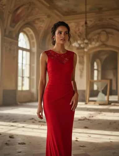 Vestido Mujer Largo Ajustado  Va 132